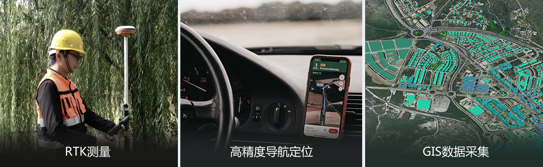 適用于RTK測量、高精度導(dǎo)航定位、GIS數(shù)據(jù)采集
