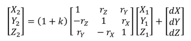 旋轉、縮放、平移公式