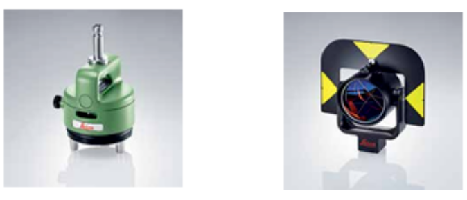 徠卡棱鏡和支架合理搭配，更易獲得高精度測量成果！